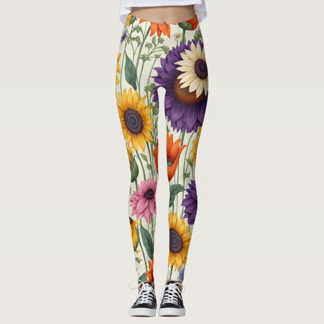 Field of flowers leggings (Front)