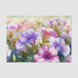 Field of Flowers-Petunia (C) Watercolor Tissue Paper