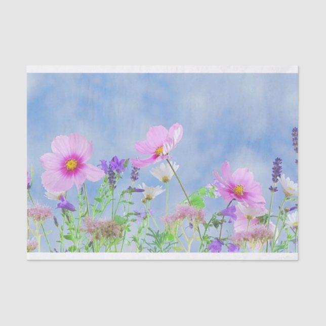 Field of Flowers Tissue Paper (Front)