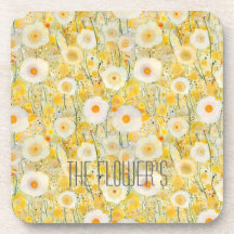 Field of Flowers Yellow Orange Nature Happy Fun