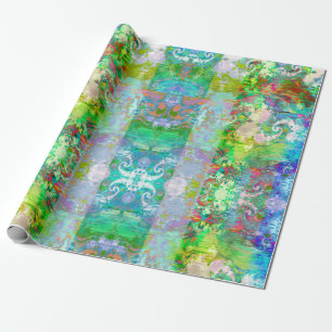 Field Of Greens Wrapping Paper