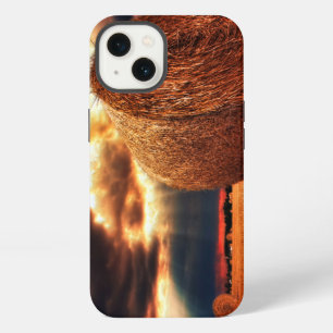 Field of Hay Bales iPhone 13 Case