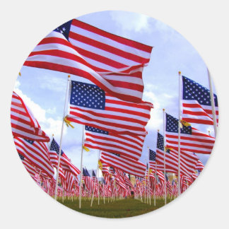 Field of Honour Classic Round Sticker