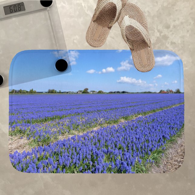 Field of Hyacinths Bath Mat (Creator Uploaded)