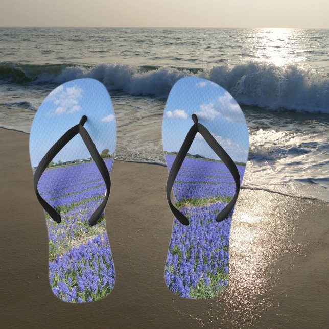 Field of Hyacinths  Jandals (Creator Uploaded)