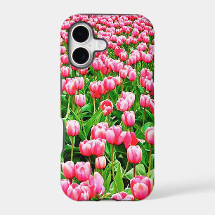 Field of Pink Tulips
