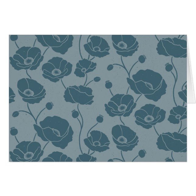 Field of Poppies blues (Front Horizontal)