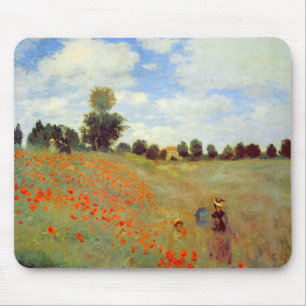 Field of Poppies, Claude Monet Mouse Pad