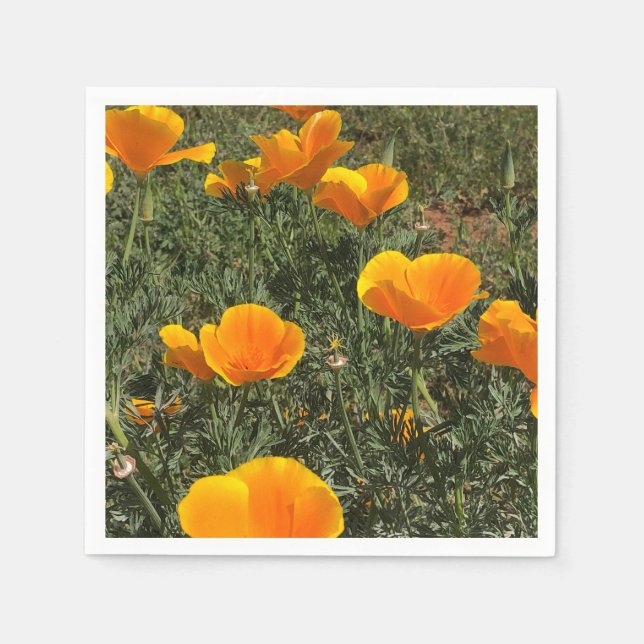 Field of Poppies Napkin (Front)