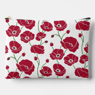 Field of Poppies red Accessory Pouch