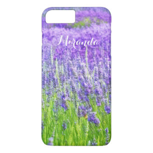 Field of Purple Lavender Flowers Personalised Case-Mate iPhone Case