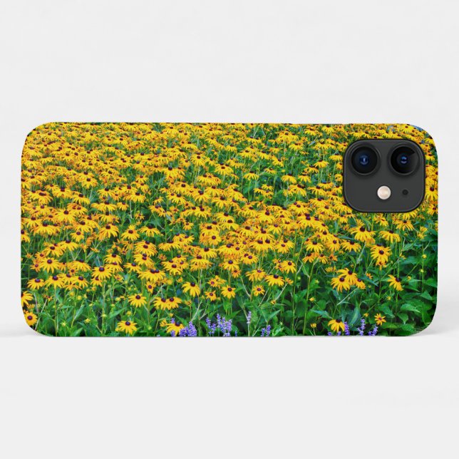 Field of Rudbeckia Hirta And Lavender Case-Mate iPhone Case (Back (Horizontal))