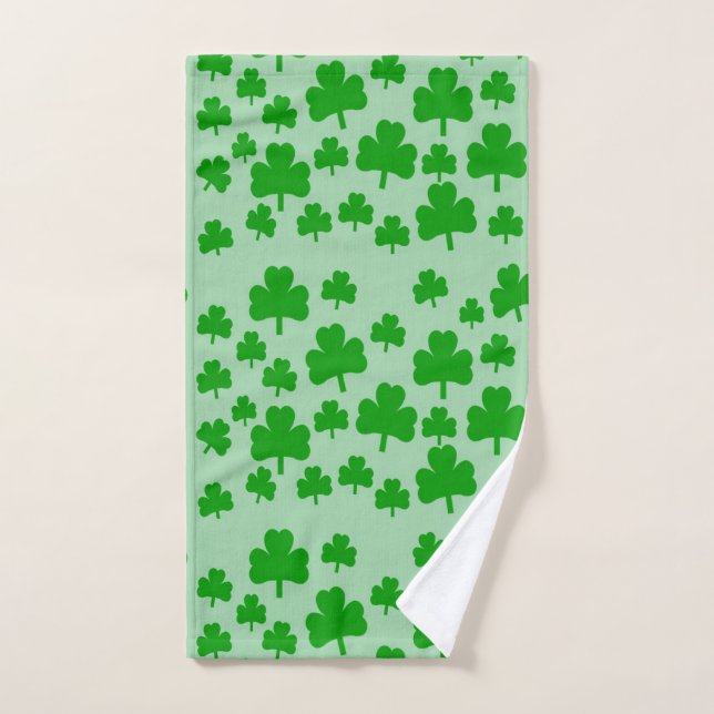 Field of Shamrocks Bath Towel Set (Hand Towel)