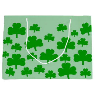 Field of Shamrocks Large Gift Bag