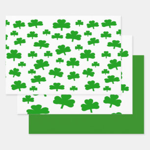 Field of Shamrocks  Wrapping Paper Sheet