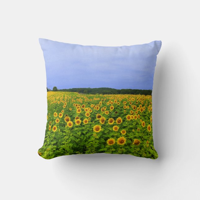 Field of Sunflowers Cushion (Front)