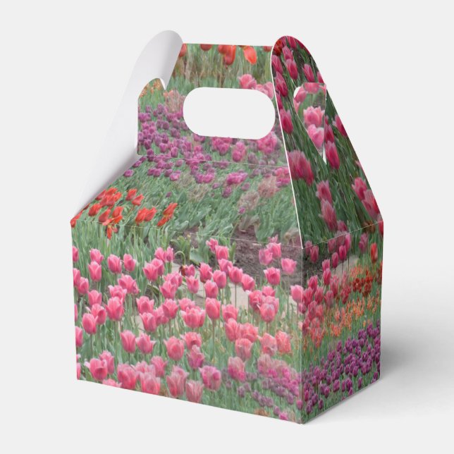 Field Of Tulips Favour Box (Front Side)
