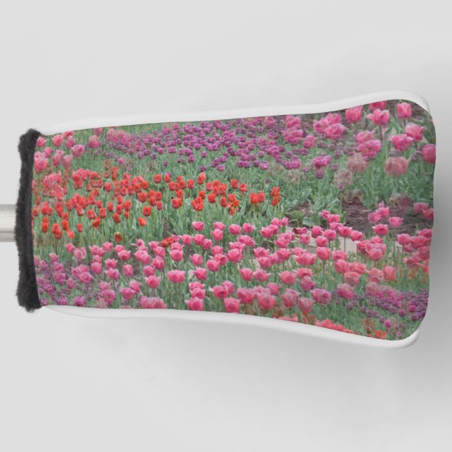 Field Of Tulips Golf Head Cover (Front)