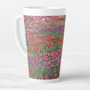Field Of Tulips Latte Mug