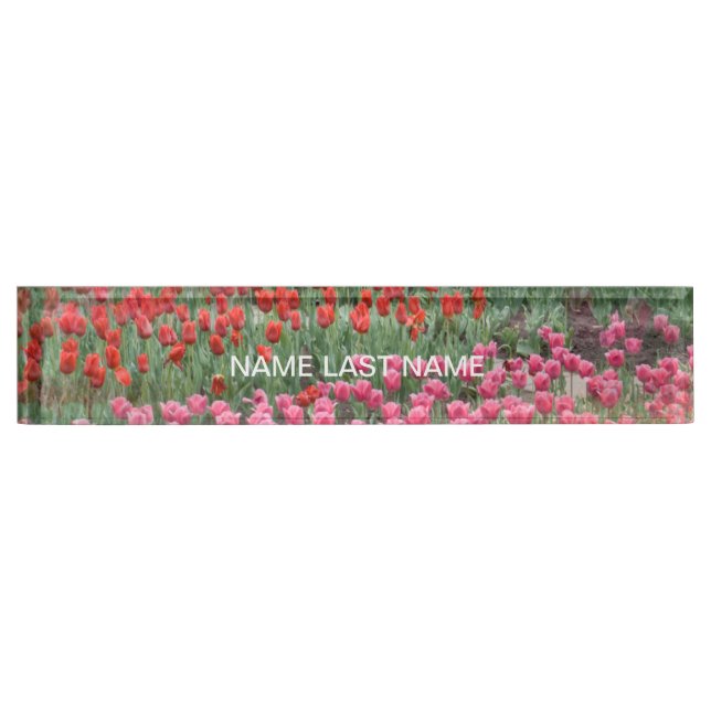 Field Of Tulips Nameplate (Front)