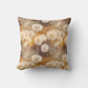 Field of Warm Dandelion Light Cushion