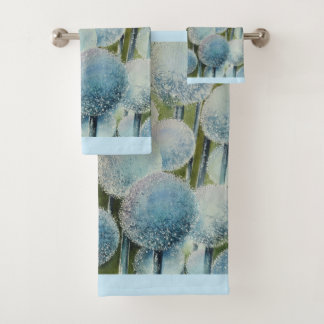 Field of Wishes Watercolor  Bath Towel Set