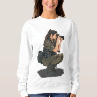 Field Photographer with Action Gear Sweatshirt