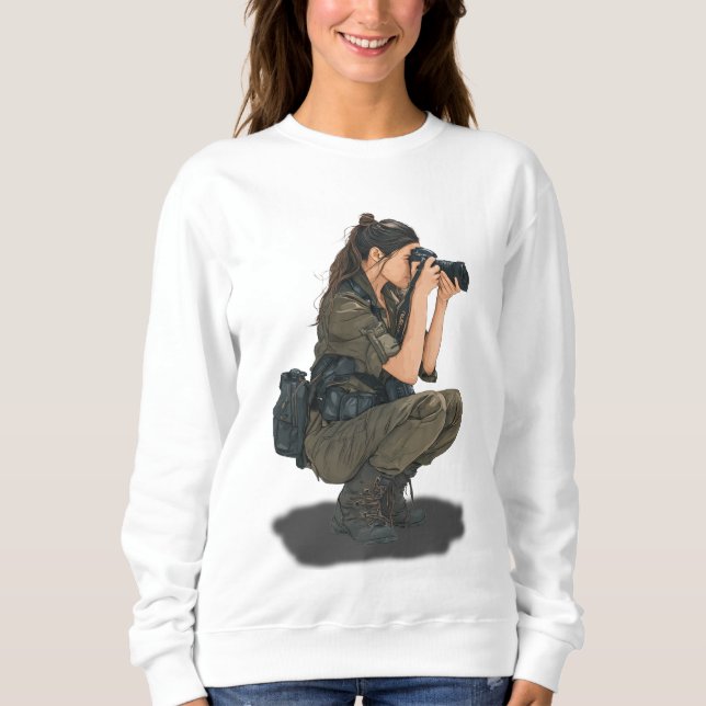 Field Photographer with Action Gear Sweatshirt (Front)