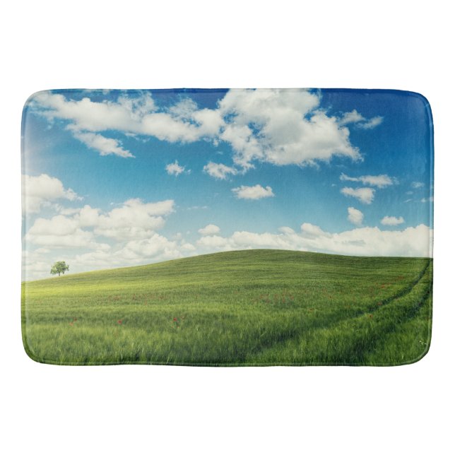 Field Playing Cards Bath Mat (Front)