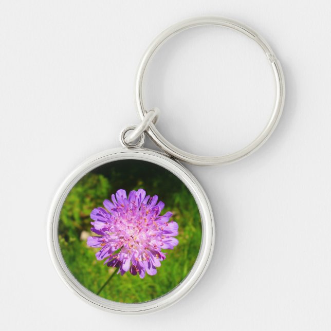 Field Scabious Key Ring (Front)