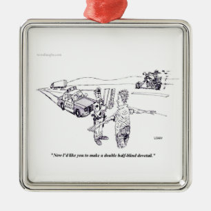 Field Sobriety Test Square Ornament