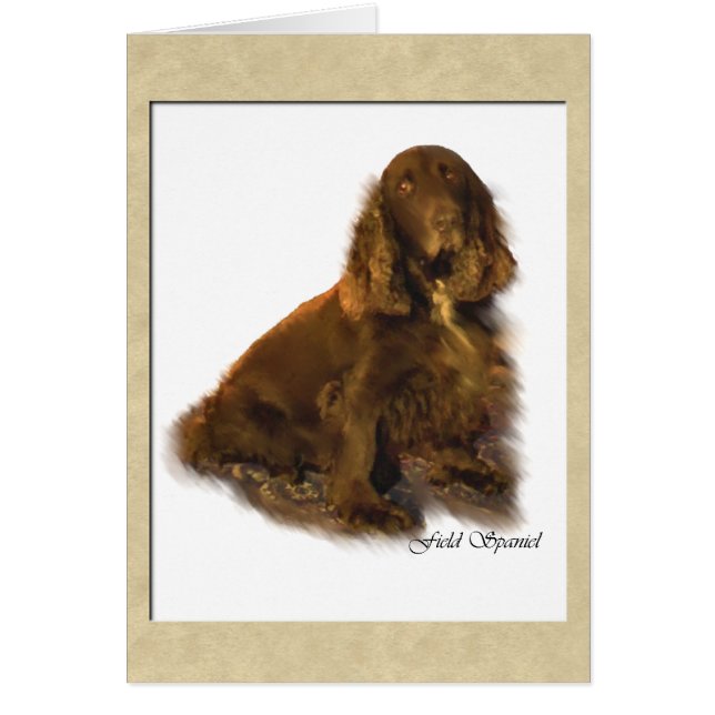 Field Spaniel Art Gifts (Front)