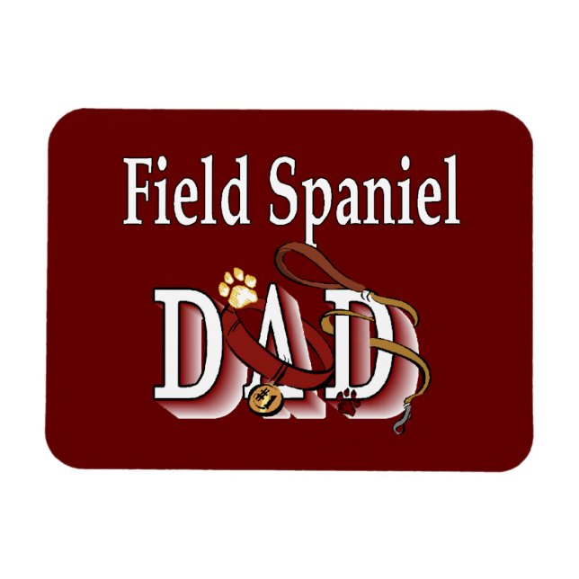 Field Spaniel Dad Magnet (Horizontal)