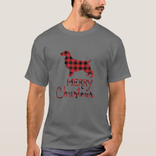 Field Spaniel Dog Pet Lover Christmas Matching Fam T-Shirt
