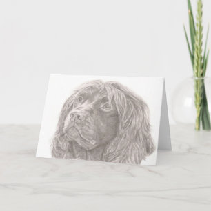 Field Spaniel Greeting Card