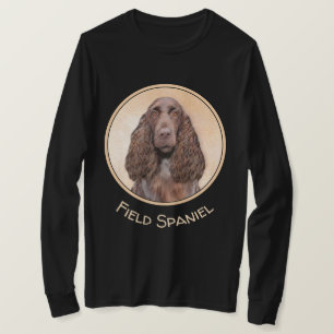 Field Spaniel Painting - Cute Original Dog Art T-Shirt