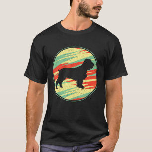 Field Spaniel Retro Vintage Silhouette Cute Dog T-Shirt