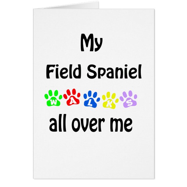 Field Spaniel Walks Design (Front)