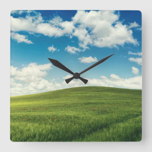 Field  square wall clock