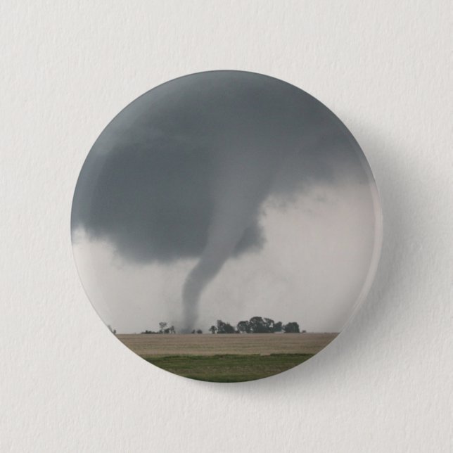 Field Tornado 6 Cm Round Badge (Front)