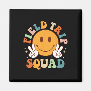 Field-trip Squad Groovy Field Day 0 Teacher Kids Magnet