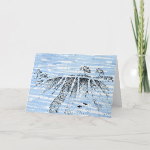 Field with Crows by Alexandra Cook aka Linandara Holiday Card