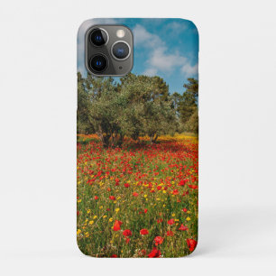 field with flowers and trees Case-Mate iPhone case