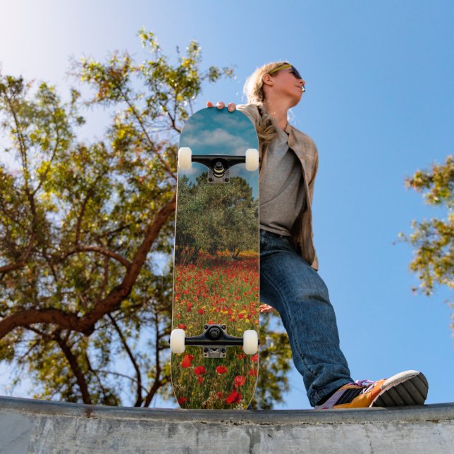 field with flowers and trees skateboard (Outdoor 1)