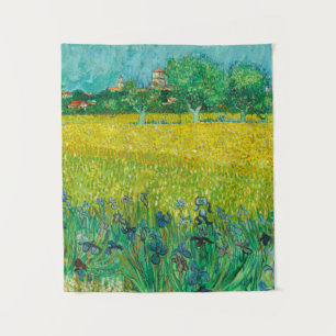 Field with Irises near Arles by Vincent van Gogh Tapestry