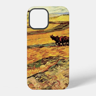 Field with Ploughman and Mill by Vincent van Gogh iPhone 12 Case