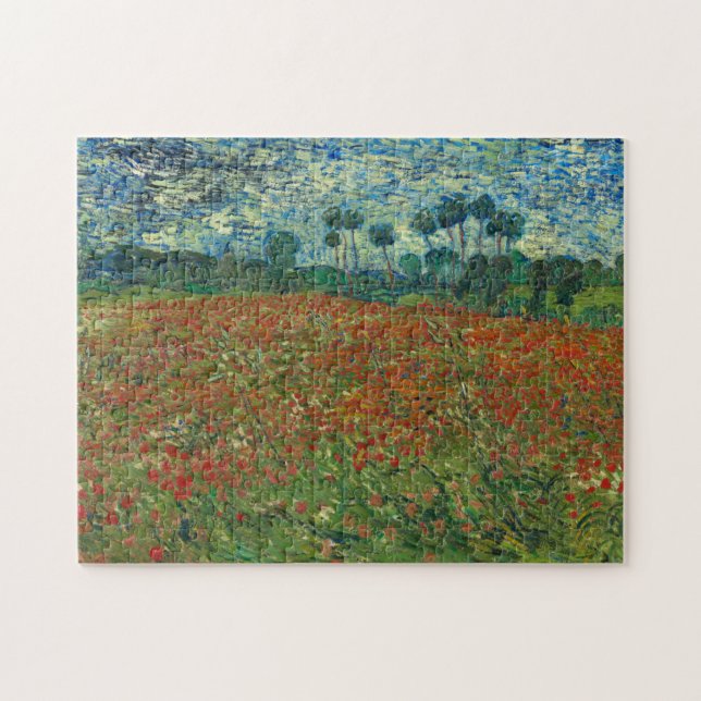 Field with Poppies by Vincent Van Gogh Puzzle (Horizontal)