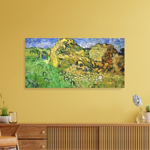 Field with Wheat Stacks by Vincent van Gogh Canvas Print