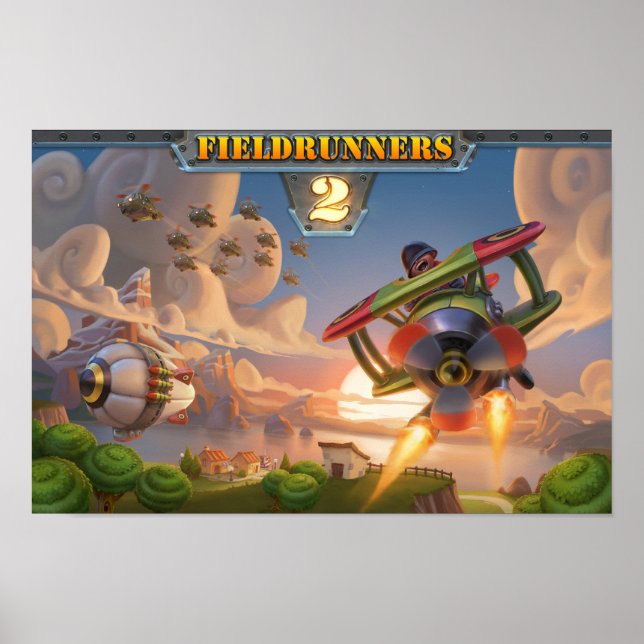 Fieldrunners 2 - Take to the Skies Poster (Front)