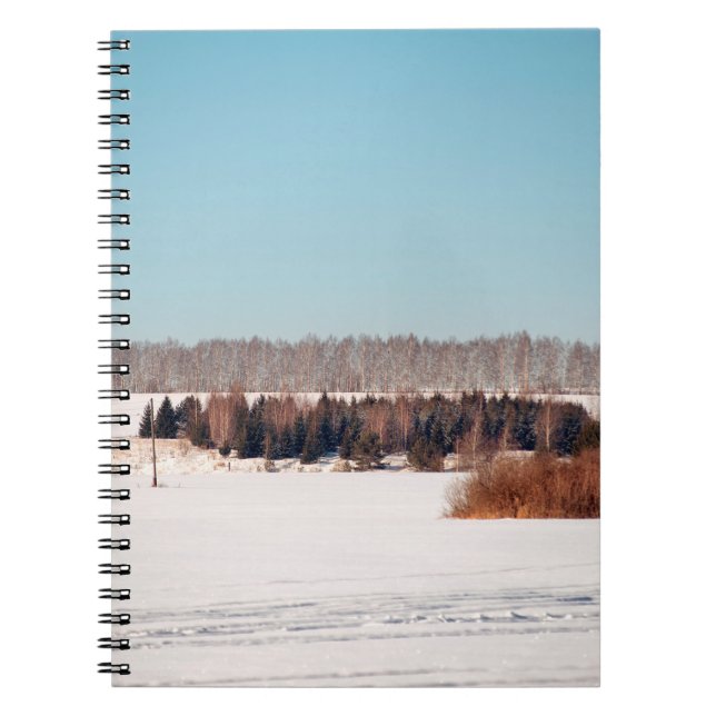 Fields and forests of central Russia. architecture Notebook (Front)